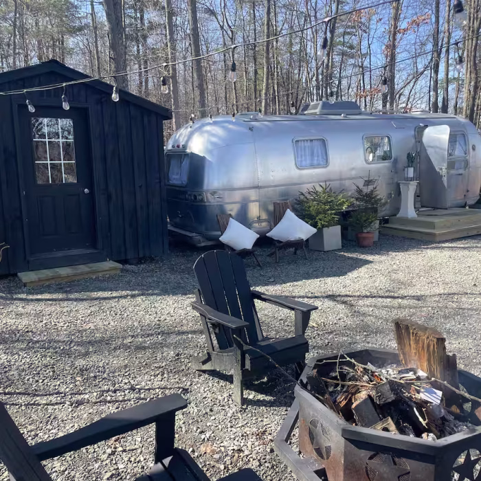 Retro 70’s Airstream Glamping